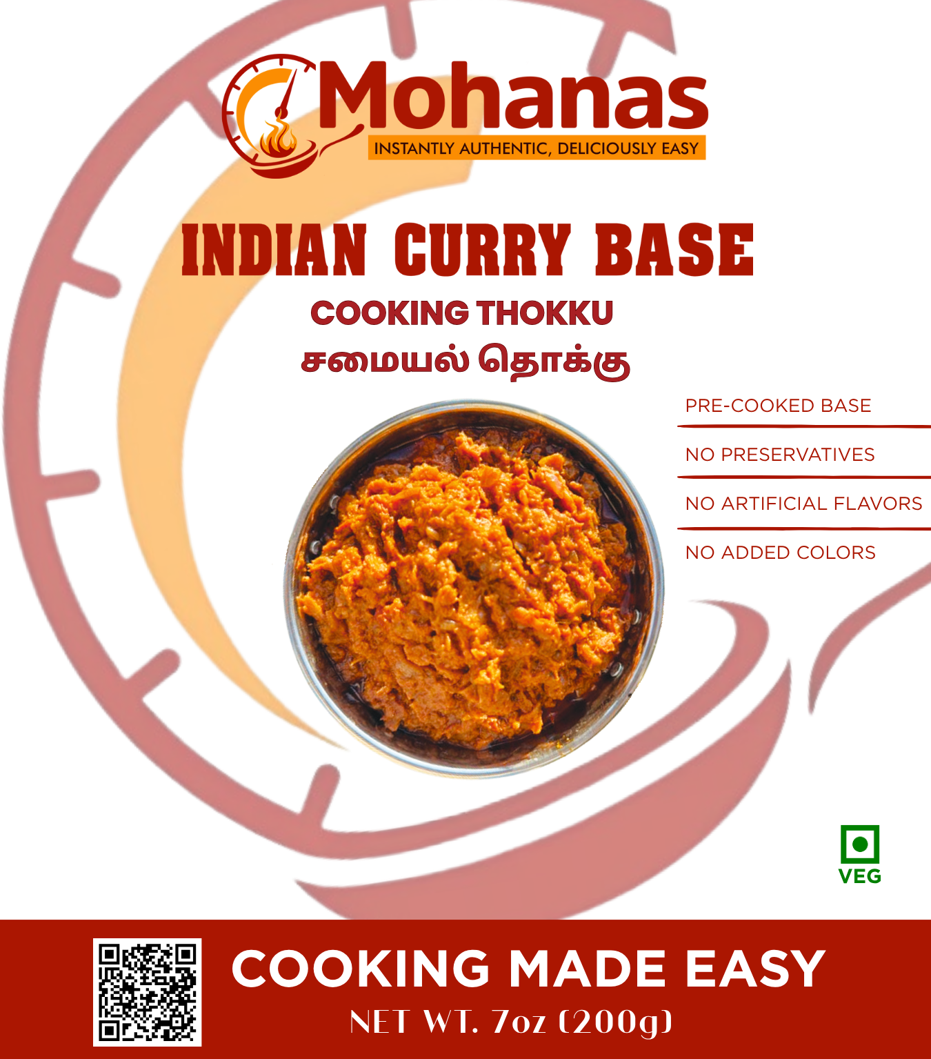 Mohanas Thokku (200g) - FREE with every order!
